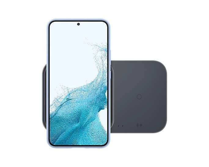 Đế sạc đôi không dây Samsung P5400 Super Fast Wireless Charger Duo (Max 15W) kèm bộ cáp sạc 25W
